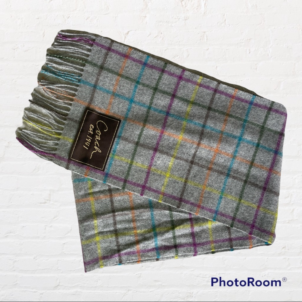Coach multicolored scarf